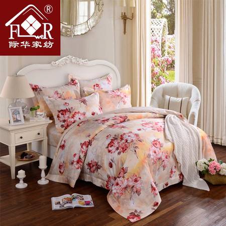 時(shí)尚花語(yǔ)，舒適相伴——際華家紡純棉斜紋活性印花四件套評(píng)測(cè)